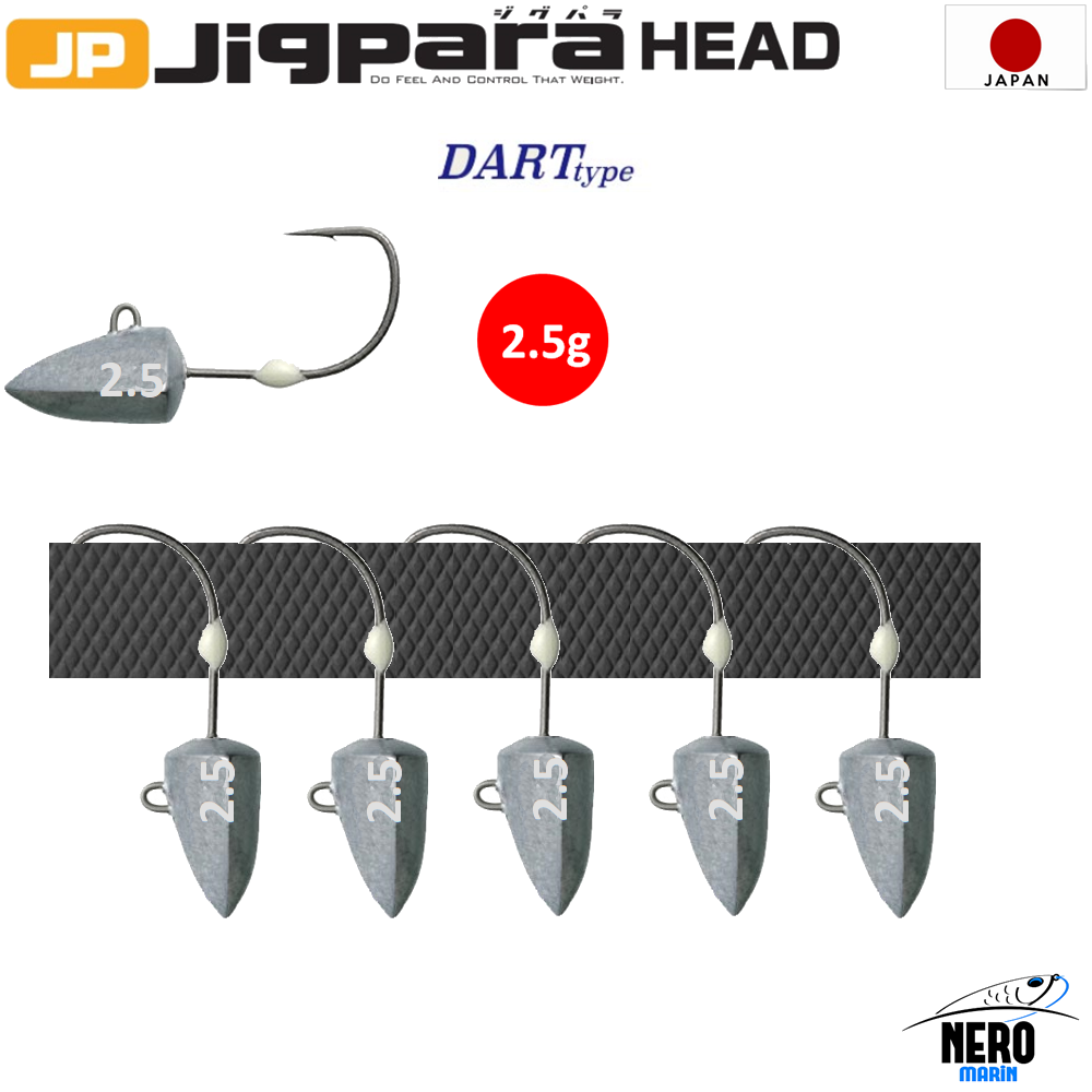 MC Jigpara Head JPHD-2.5 gr/ DART