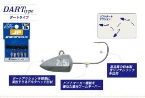 MC Jigpara Head JPHD-1.25 gr/ DART