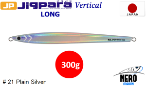 MC Jigpara Vertical Long JPVL-300gr #21 Plain Silver