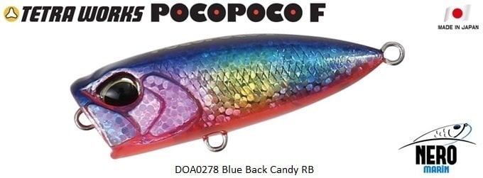 Tetra Works Pocopoco F  DOA0278 / Blue Back Candy RB