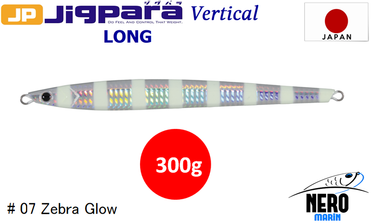MC Jigpara Vertical Long JPVL-300gr #07 Zebra Glow