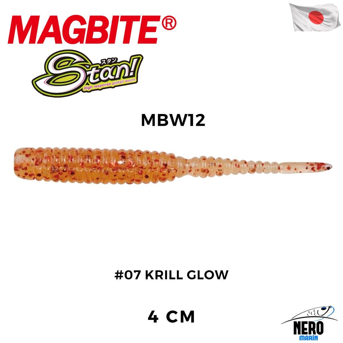 Magbite Stan 4cm #07 Krill Glow Kokulu Slikon Yem (8 Adet)