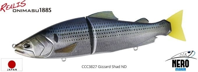 Realis Onimasu 188S  CCC3827 / Gizzard Shad ND