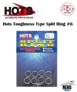 Hots Toughness Type Split Ring Halka No:6 77 Kg. / 170 Lb.