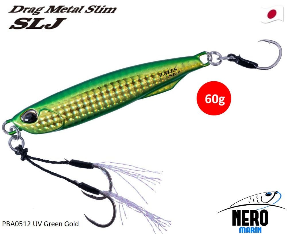 Duo drag Metal SLJ 60Gr. PBA0512 UV Green Gold