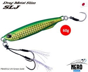 Duo drag Metal SLJ 60Gr. PBA0512 UV Green Gold