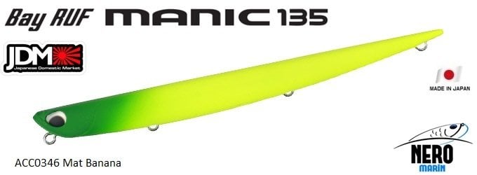 Bay Ruf Manic 135 ACC0346 Mat Banana