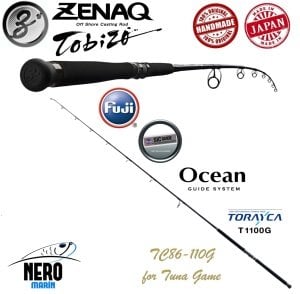 Zenaq Tobizo TC86-110G 259cm Max 140gr. Off Shore Casting Popping Olta Kamışı