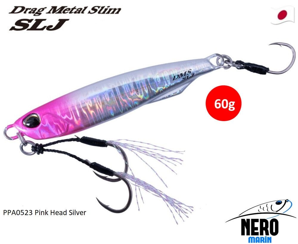 Duo drag Metal SLJ 60Gr. PPA0523 Pink Head Silver