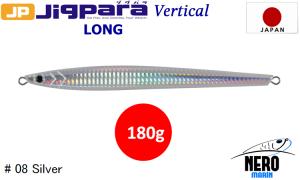 MC Jigpara Vertical Long JPVL-180gr #08 Silver