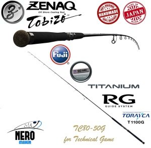 Zenaq Tobizo TC80-50G 244cm Max 80gr. Off Shore Casting Popping Olta Kamışı