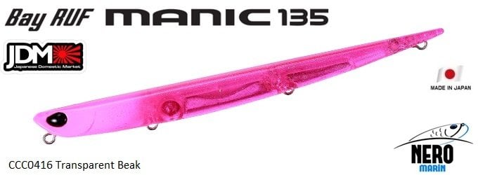 Bay Ruf Manic 135 CCC0416 Transparent Beak