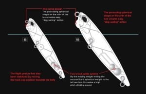 Realis Pencil 85 Chinu  ACC0325 / Flashing Shrimp