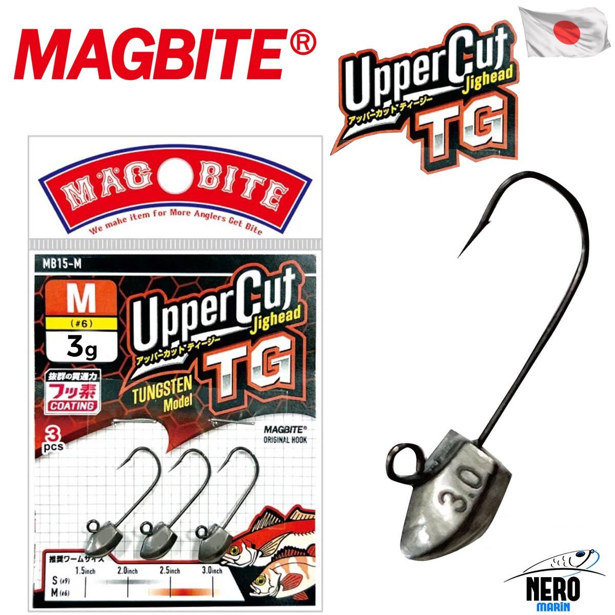 Magbite Uppercut Jighead TG #6 3.0gr (3 Adet)