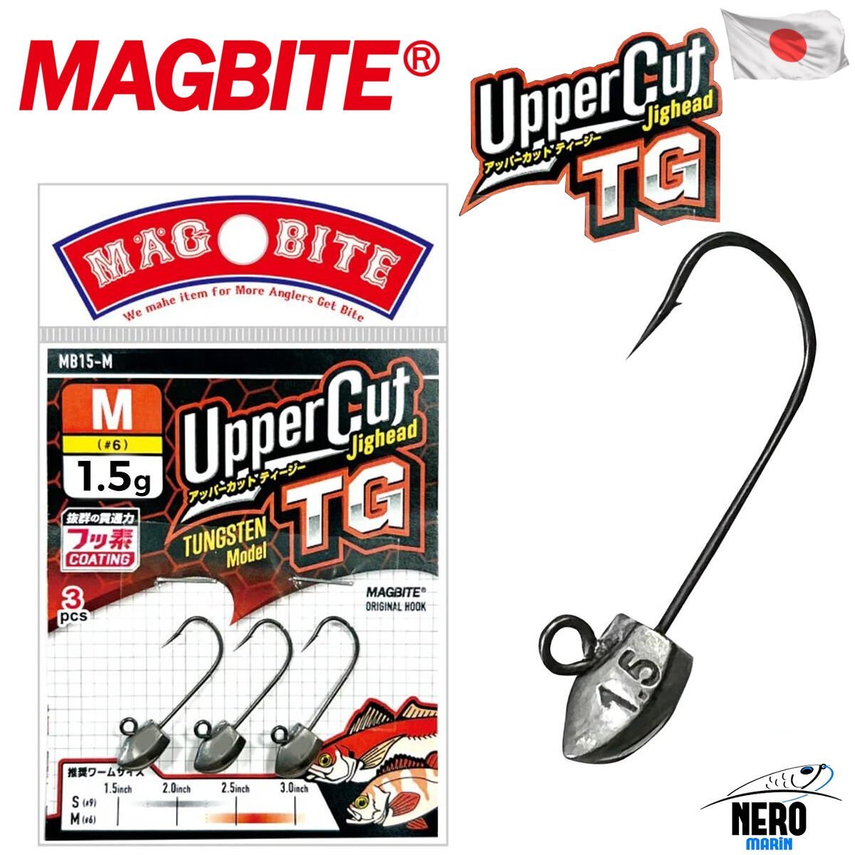 Magbite Uppercut Jighead TG #6 2.0gr (3 Adet)