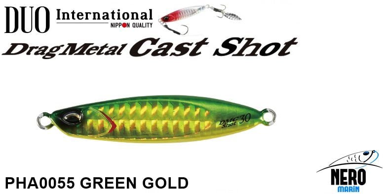 Duo Drag Metal Cast Shot Jig 15Gr. PHA0055 Green Gold