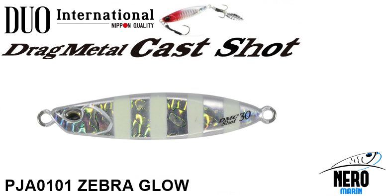 Duo Drag Metal Cast Shot Jig 15Gr. PJA0101 Zebra Glow