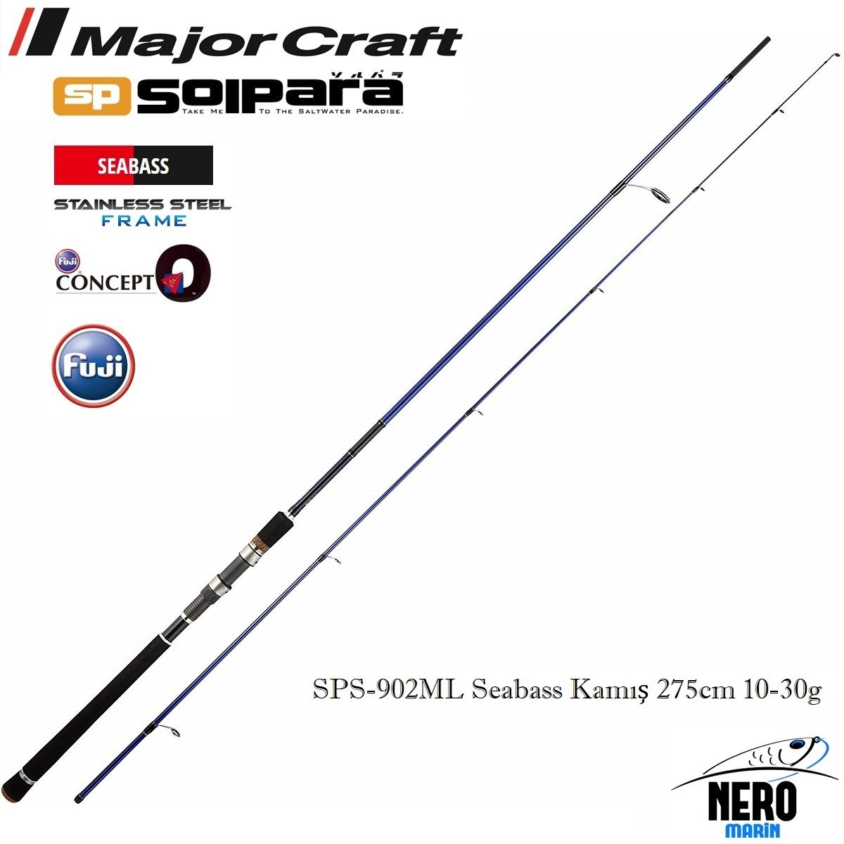 MC Solpara SPS-902ML Seabass Spin Kamış 275cm 10-30g