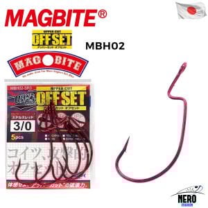 Magbite Uppercut Offset İğne Kırmızı #3/0 (5 Adet)