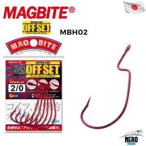 Magbite Uppercut Offset İğne Kırmızı #2/0 (6 Adet)