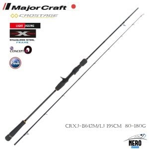 MC New Crostage CRXJ-B642M/LJ Light Jigging Kamış Bait Model 195cm 80-180g