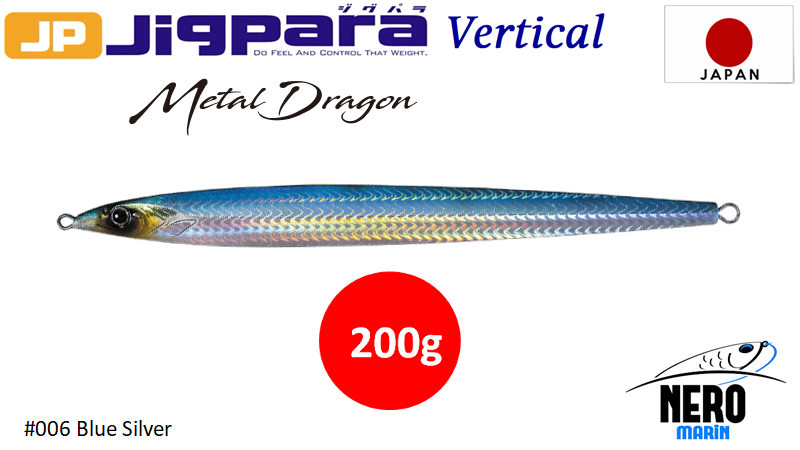 MC Metal Dragon Jig MDGN-200 #006 Blue Silver
