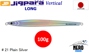 MC Jigpara Vertical Long JPVL-100gr #21 Plain Silver