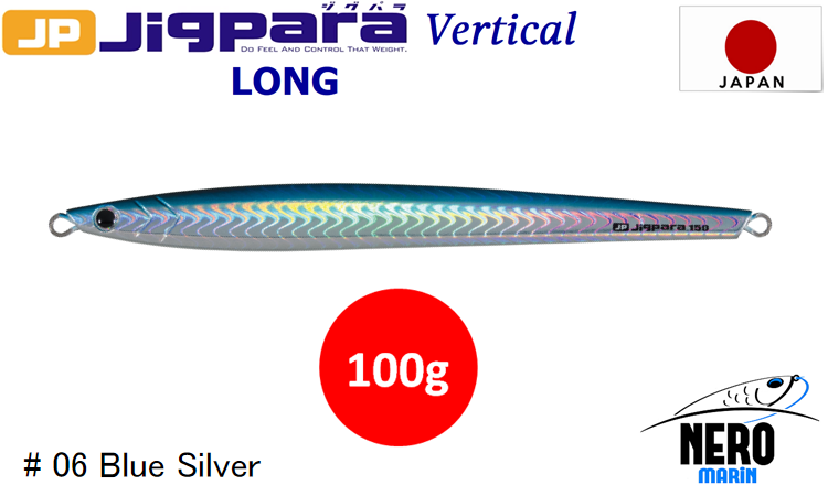 MC Jigpara Vertical Long JPVL-100gr #06 Blue Silver