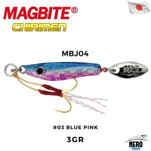 Magbite Chirimen Jig 3gr #03 Blue Pink