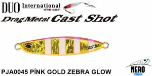 Duo Drag Metal Cast Shot Jig 40Gr. PJA0045 Pink Gold Zebra Glow
