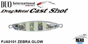 Duo Drag Metal Cast Shot Jig 40Gr. PJA0101 Zebra Glow