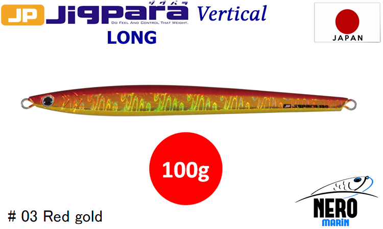 MC Jigpara Vertical Long JPVL-100gr #03 Red Gold