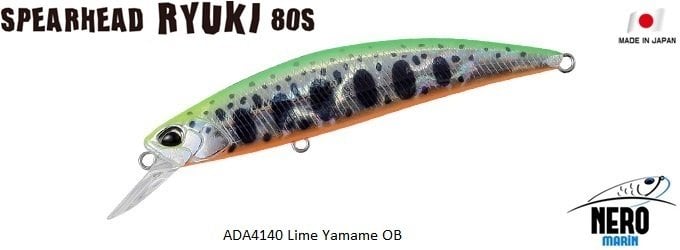 Spearhead Ryuki 80S  ADA4140 / Lime Yamame OB