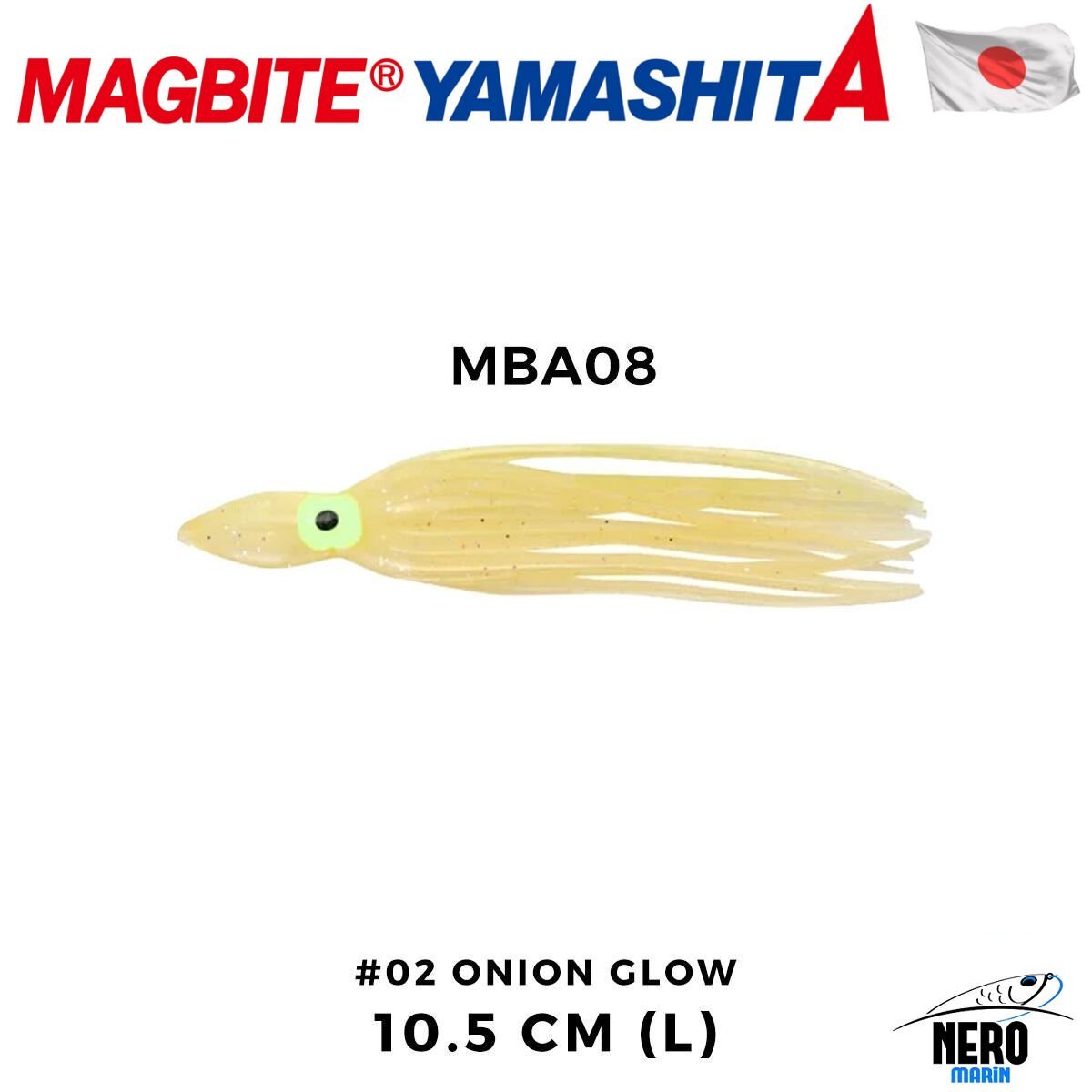 Magbite Octopus Bait Rock Tune L 10.5cm #2 Onion Glow (3 Adet)
