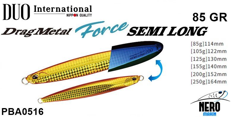 Duo Drag Metal Force Semi-Long Jig 85Gr. PBA0516 UV Red Gold