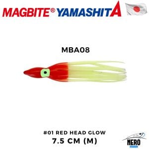 Magbite Octopus Bait Rock Tune M 7.5cm #1 Red Head Glow (3 Adet)