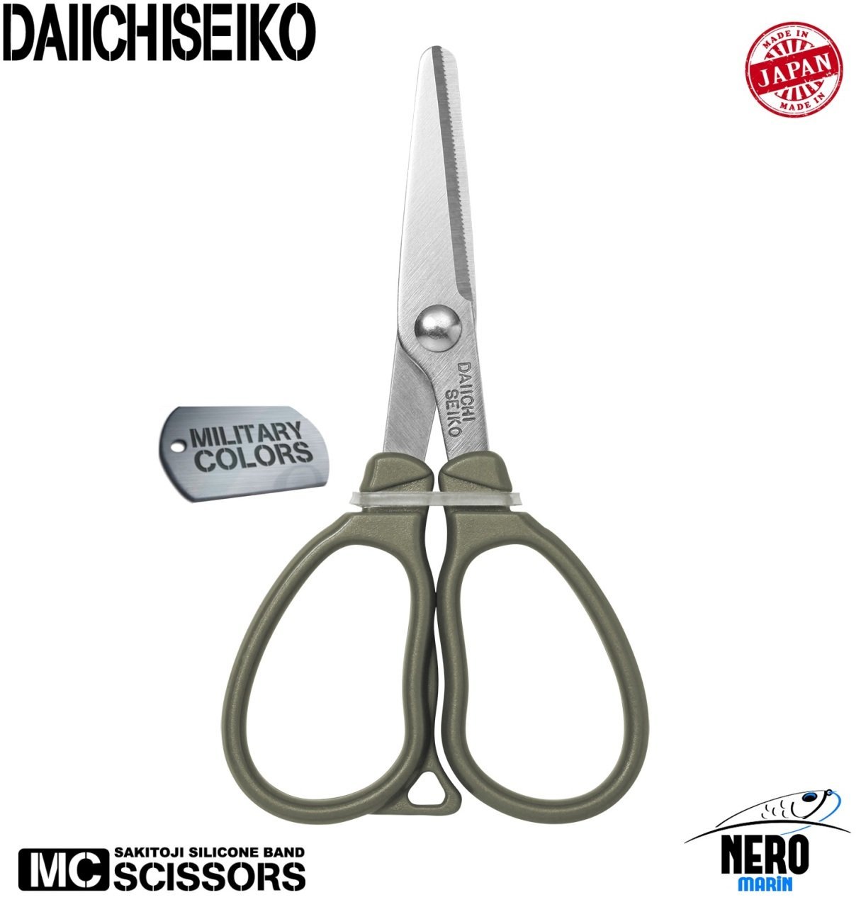 Daiichiseiko MC Scissors 25 Foliage Green