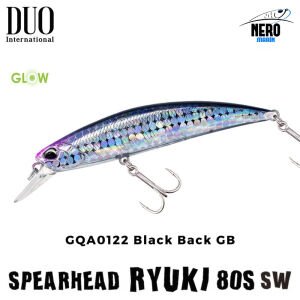 Duo Spearhead Ryuki 80S SW GQA0122 Black Back GB