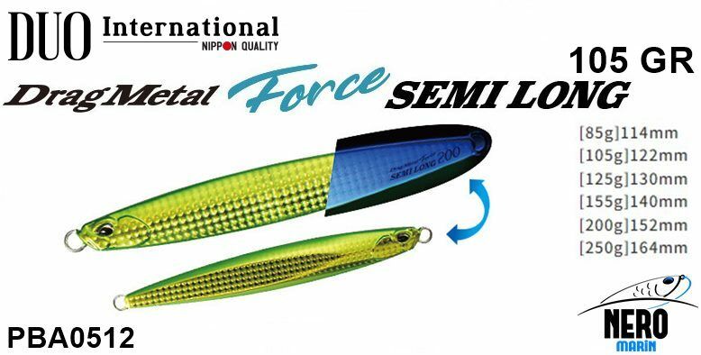 Duo Drag Metal Force Semi-Long Jig 105Gr. PBA0512 UV Green Gold