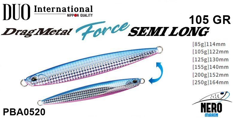 Duo Drag Metal Force Semi-Long Jig 105Gr. PBA0520 Blue Pink