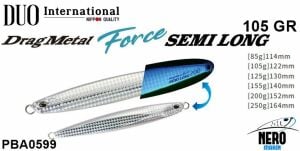 Duo Drag Metal Force Semi-Long Jig 105Gr. PBA0599 UV Silver GB