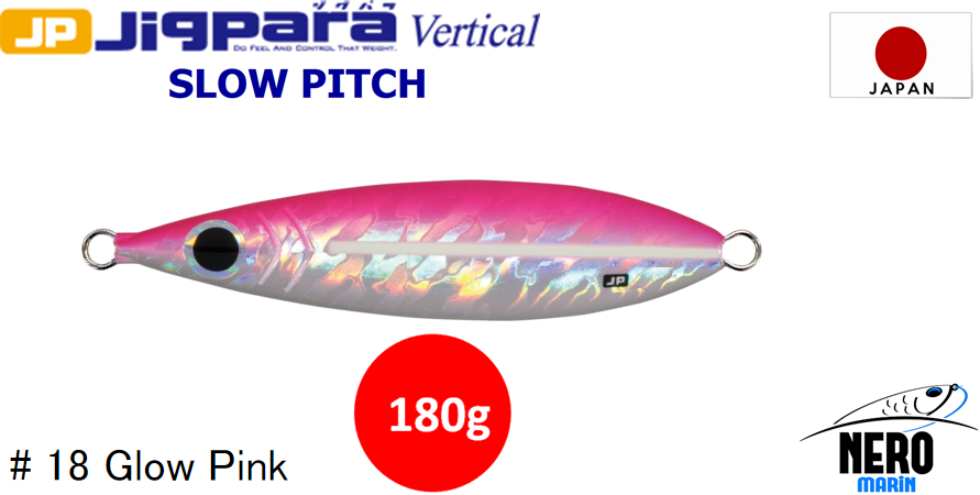 MC Jigpara Vertical Slow Pitch JPVSP-180gr #18 Glow Pink