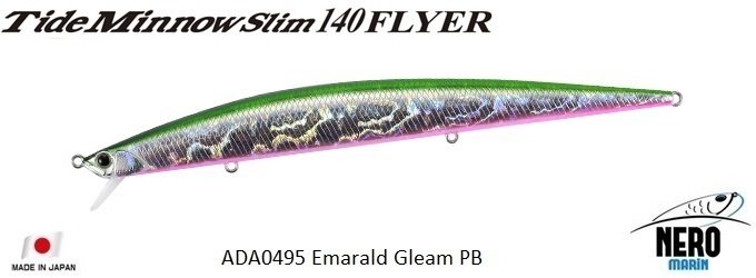 Tide Minnow Slim Flyer 140 ADA0495 Emerald Gleam PB