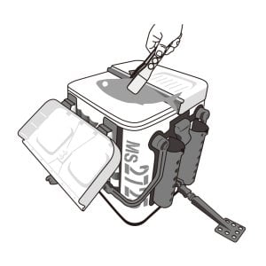 Daiichiseiko Tackle carrier MS4025 White