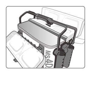 Daiichiseiko Tackle carrier MS4025 White