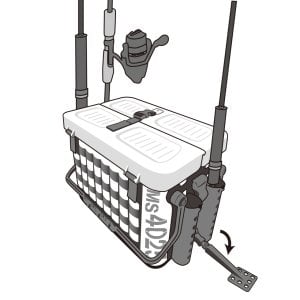 Daiichiseiko Tackle carrier MS2725 White