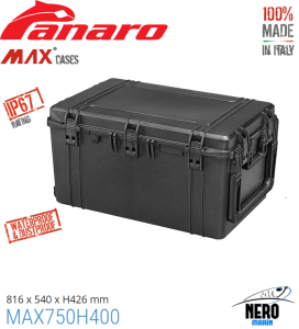 Panaro Max 750H400 Çanta 816*540*426mm. Black