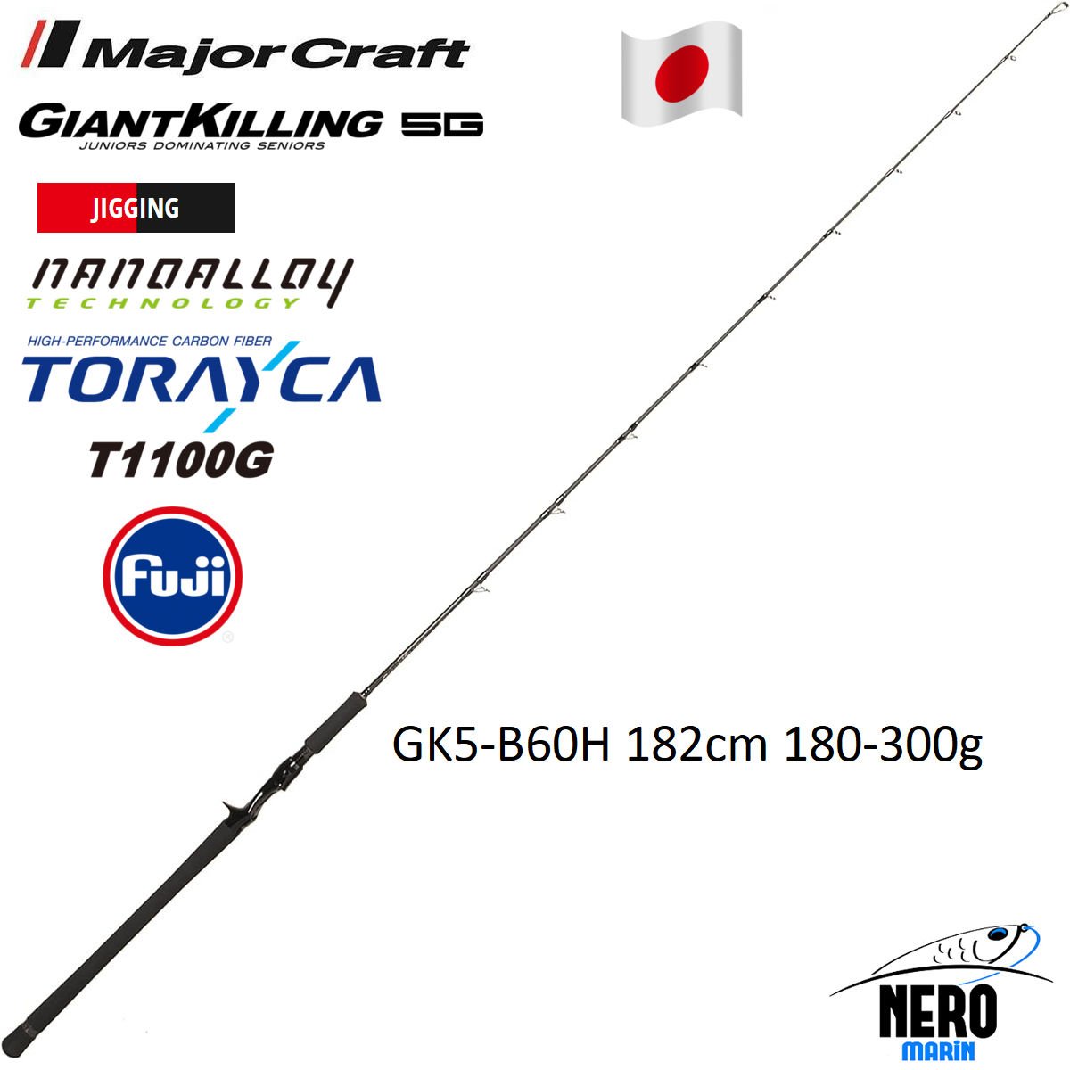 MC Giant Killing New GK5-B60H Jigging Kamış 182cm 180-300g