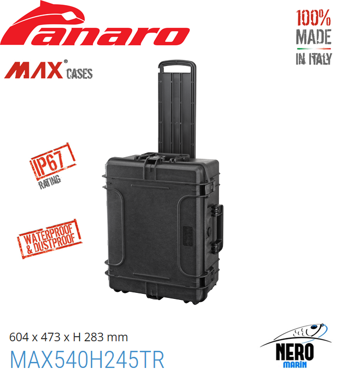 Panaro Max 540H245HTR Çanta 604*473*283mm. Black