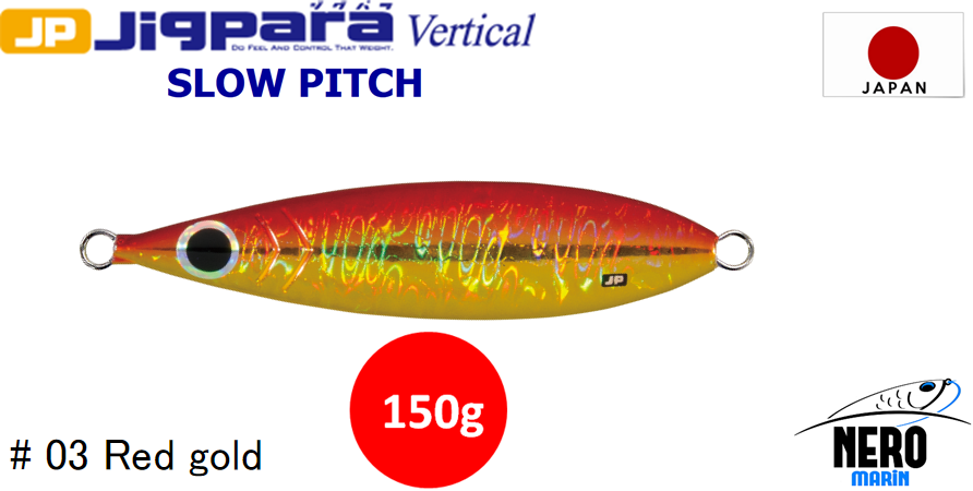 MC Jigpara Vertical Slow Pitch JPVSP-150gr #03 Red Gold